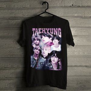 Tae-hyung V BTS Black T-shirt, Tae-hyung Unisex T-shirt, V BTS Tees, Tae-hyung V